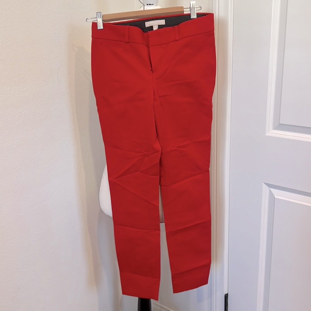 Like New Banana Republic Red Sloan Fit Pants - Size 0